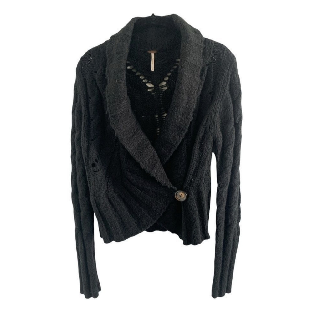 Free People Cable Knit Cardigan Medium